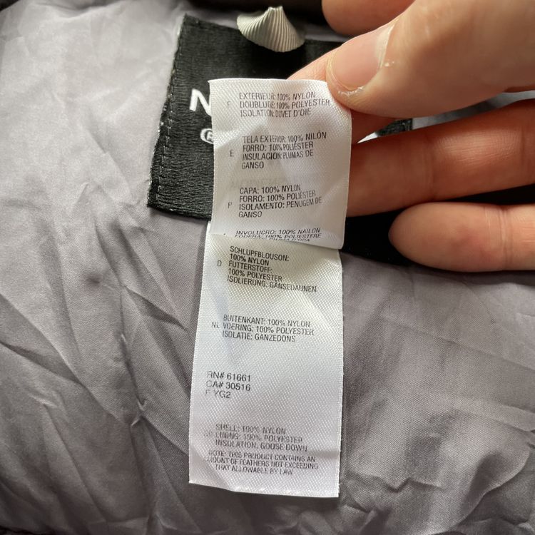 North Face 700 Maroon Puffer Jacket image 6